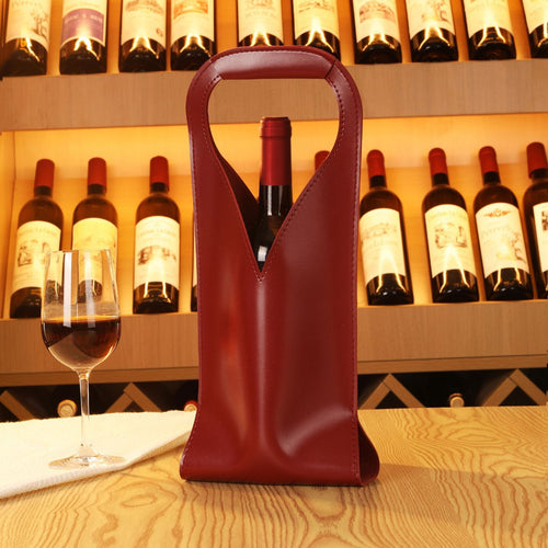 Leather Wine Bottle Bag Gift Packaging