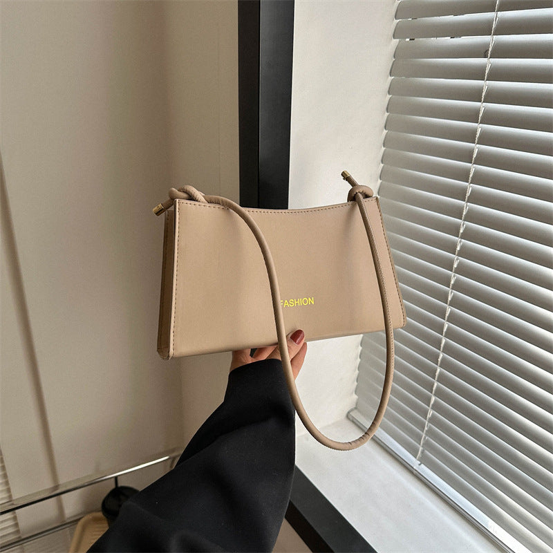French-Inspired Candy Color Shoulder Bag